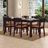 Kerry Solid Wood Dining Chair Set Of 2 In Mahogany Finish