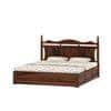 Lavento Sheesham Wood Queen Size Bed With Box Storage In Provincial Teak Finish