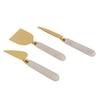Metal Marble Metal Cheese set Knife