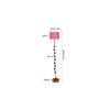 Felicia Pink Cotton Shade Floor Lamp