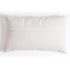 Embellished Ivory Lumbar Cushion Cover