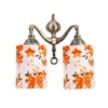 Devansh Metal Electric Wall Light in Multi Colour with Multi Shade Count of 2 Lights