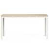 Holven 6 Seater Rectangular Dining Table European oak & white