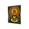 Kathakali Dancer Face Kerala Mural Canvas Wall Prints Canvas Wall Prints Set of 1 Multicolor Matte