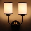 Devansh Metal Electric Wall Light in Gold Colour with Multi Shade Count of 2 Lights