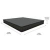 Ortho Active Orthopedic Coir Memory Foam Mattress (75 x 72 in, 6 Inches)