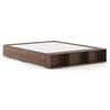 Toshi Platform Box & Drawer Storage Bed In Classic Walnut