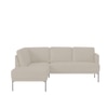 Modernelegance Wood Right Aligned 3-Seater With Upholstery Non Storage Sofa In Grey Colour