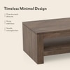 Epsilon Solid Wood Coffee Table In Danish Walnut Finish
