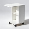 MoveCraft Wood Side Table in Off White Colour