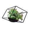 Artificial Succulent Indoor Plant With A Metal Stand