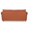 Russet 3 Seater Leatherette Sole in Cinnamon Brown Colour