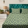 Multicolor Abstract 180 TC Flat 1 Queen  Bedsheet with 2 Pillow Covers