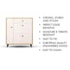 Hexa Red Engineered Wood Shoe Rack in Giant Wood and Frosty White Colour