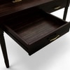 Augusta Sheesham Wood Study Computer Table In Dark Walnut Finish
