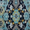 Multicolor Traditional Machine Made Polyester 4 X 6 Feet Carpet