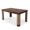 Globally Indian Sheesham Wood 6 Seater Dining Table Set With 6 Cane Backrest Solid Wood Chair