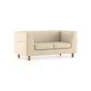 Rubik Essential 2 Seater Fabric Sofa in Pearl Colour