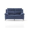 Emila 2 seater Fabric Sofa in Blue Colour