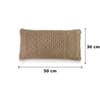 Kennedy Dove Beige Decorative Cushion Cover 12 x 20 Inches