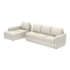 Apollo Sofa (Colour : Pearl, Cushion : Hard, Back Type : Regular, Seating Capacity : Left Aligned 3 Seater + Left Aligned Chaise)