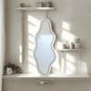 LED Sculpted Mirror Light - Modern Stylish and Illuminated  Mirror