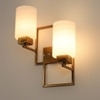 Eliante Modern Wall Lights Glass, Mild Steel & Glass Material Antique & White Finish