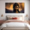 The Castle Decor Lord Buddha Meditation Wall Painting Wooden Framed 27x48 Inch (Style 5)