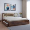 Seaside Escape Solid Wood King Size Drawer Storage Bed