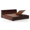 Sentosa Solid Wood King Size Box Storage Bed In Two Tone Finish