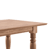 Tuscany 6 Seater Dining Table In Latin American Teak Finish