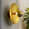 Berk Brass Finish Metal Wall Light