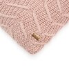 Rosa Pale Pink Cotton Cushion Cover 16X16  Inches
