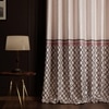 Stoa Paris Satin Curtain for Door, 70% Blackout Curtains, Sun Protection, Set of 1, Versailles - Noble Rose