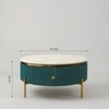 Belly Modern Sage Round Coffee Table