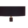 Fiona Black Cotton Shade Floor Lamp