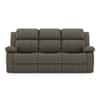 Griffin Fabric Three Seater Recliner in Carbon Grey Colour