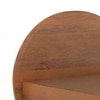 Sora Solid Wood King Size Bed Without Storage in Amber Walnut Finish