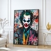The Castle Decor Dark Graffiti Villain Wall Art Framed Painting 20x30 Inch