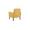 Gartman Accent Chair in Yellow Colour