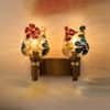 Devansh Metal Electric Wall Light in Gold Colour with Pink Shade Count of 1 Light
