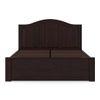 Ballito Solid Wood King Size Box Storage Bed In Mahogany Finish