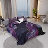 Stoa Paris Super King Size Enriched Cotton Bedsheet with 4 Pillow Covers  Size Bur Burgundy