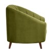 Nilo Velvet 1 Seater Sofa  in Mint Green Colour