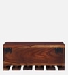 Lifty Sheesham Wood Wine Rack In Provincial Teak Finish