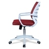 Iinea Mid Back Ergonomic Chair in Red Colour