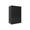 Chiyo Engineered Wood Bedside Table in Wenge Finish