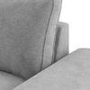 Barcelona Essential 3 Seater Fabric Sofa In Granite Weave