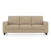 Apollo Neo 3 Seater Fabric Sofa In Sandshell Beige Colour