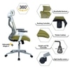 Wiweangs High Back Ergonomic Chair in Pearl Green Colour